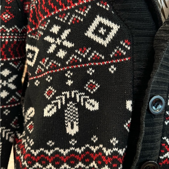 21men Holiday Button Down Cardigan- size S - Picture 11 of 11